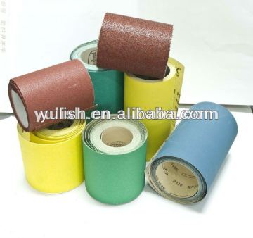 Coated abrasive sanding paper roll of aluminum oxide 2010