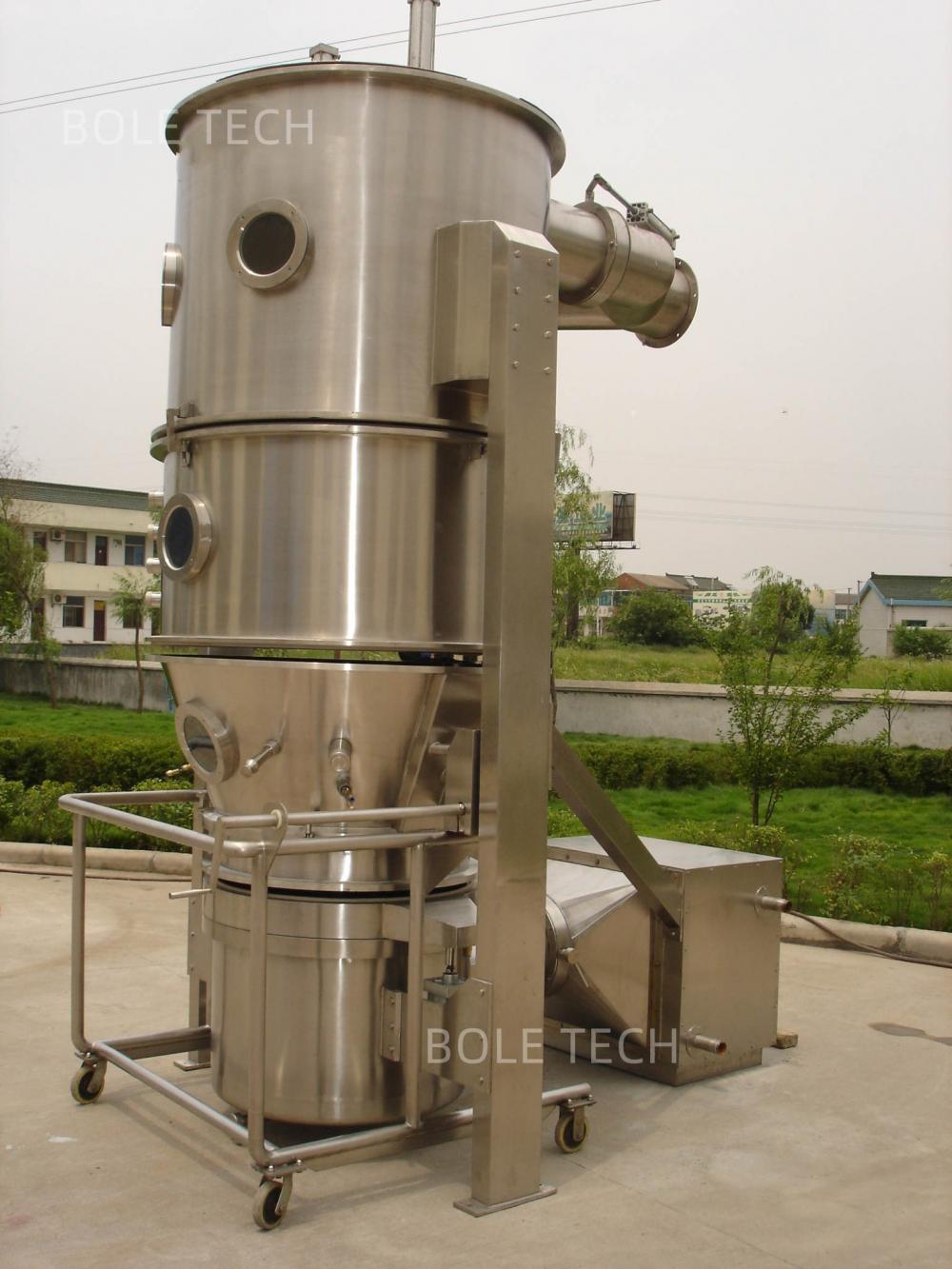 FL-100 fluidized bed granulator for foodstuff use