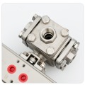 Stainless Steel Pneumatic Actuated Ball Valve