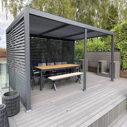 Modern Automatic Waterproof Outdoor Garden Courtyard Bower