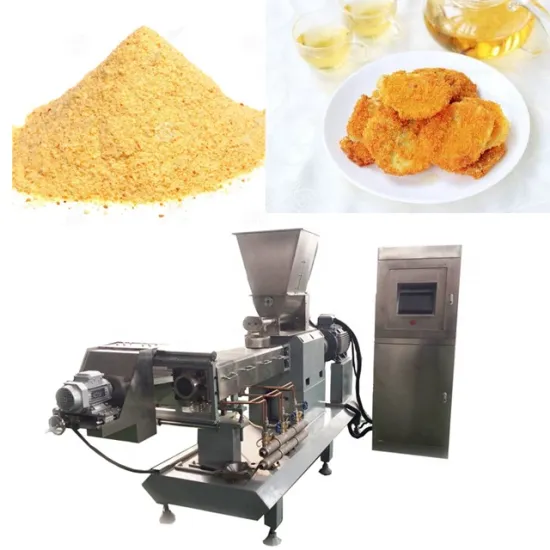 Automatic Stainless Steel Panko Crumbs Production Line: Breadcrumbs Processing Machines & Food Extruder