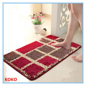 PP frizzy pattern flower rug for home hotel