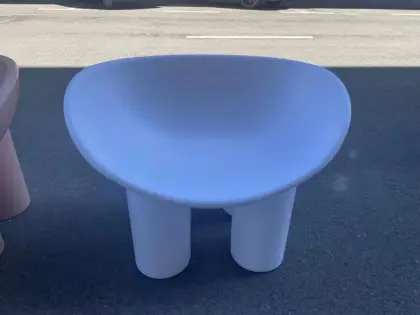 Plastic Roly Poly Arm Chair