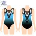 Meisjes mesh mouwleaze leotards foar gymnastyk