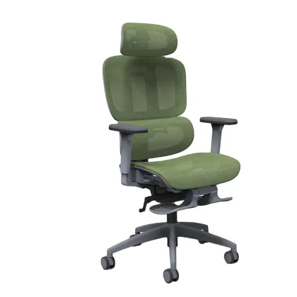Ergonomic Office Chair with Headrest and Autonomous Ergonomics