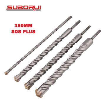 Suborui 350 mm yg8c sds plus tungsten en carbure croix de pointe perce pour le béton en marbre en pierre