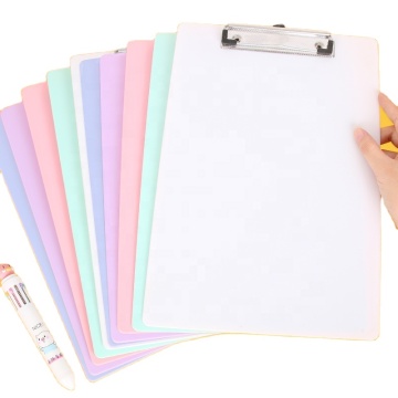 Morandi Color Clipboard Folders with Custom Logo - Waterproof and Sturdy for School