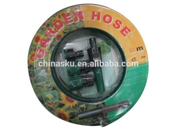 Flexible expandable retractable garden hose