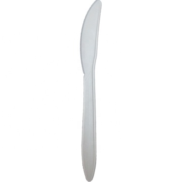 Wholesale Eco Friendly Biodegradable Cutlery: Spoon, Fork, Knife - White & Customizable