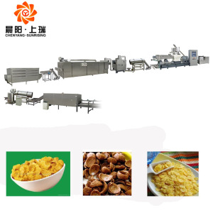 Breakfast cereals equipment nutritional corn flake machine