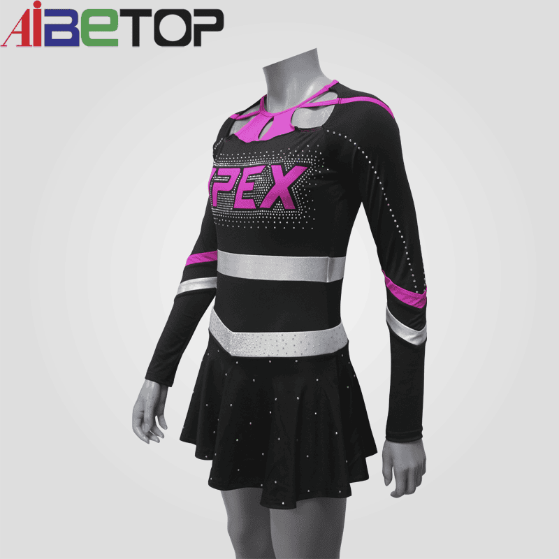 all star pink cheerleading uniform for girls cheer tumbling3