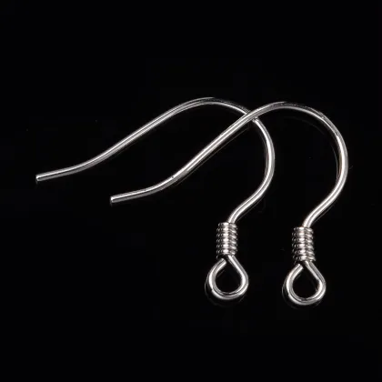 Pandahall Platinum 925 Sterling Silver Earring Hooks: High-Quality Jewelry Findings
