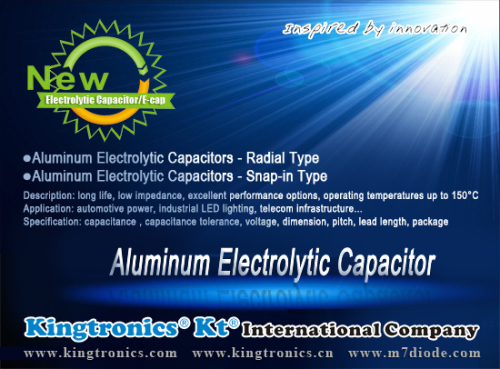 Kingtronics (Kt) Aluminum Electrolytic Capacitor