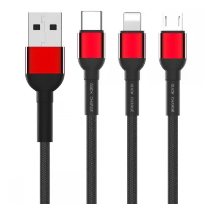 Aluminum Alloy Micro USB2.0 Data Cable