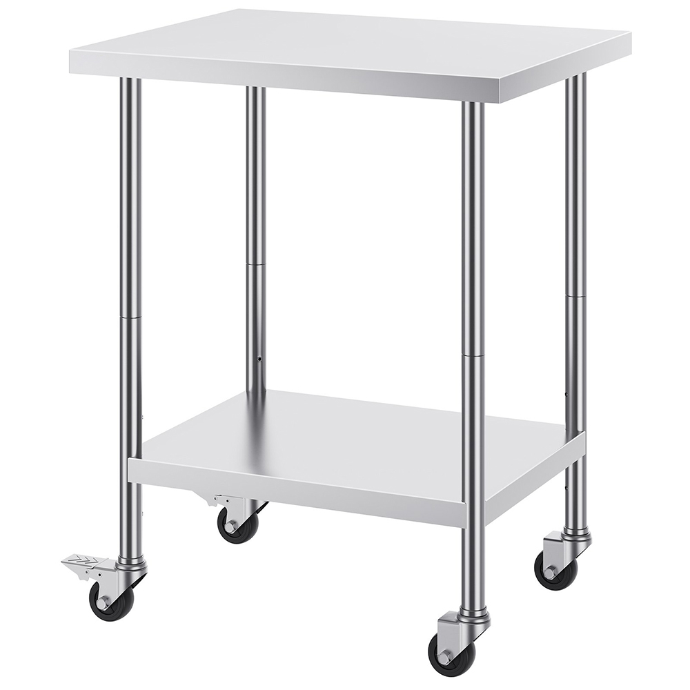 stainless steel table with wheels (3)