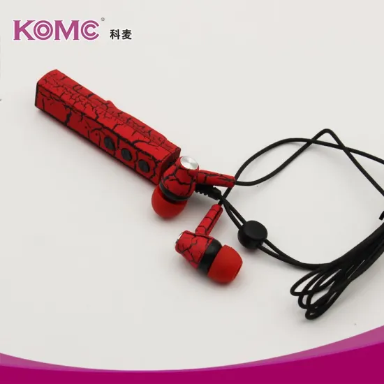Smart wireless earphone with mic ear-hook wired oem sport bluetooth earphone