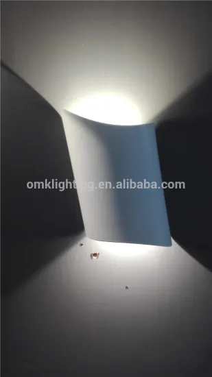 2*6W COB warm white aluminum LED wall light