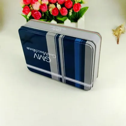 rectangle specialty gift packaging tinplate box