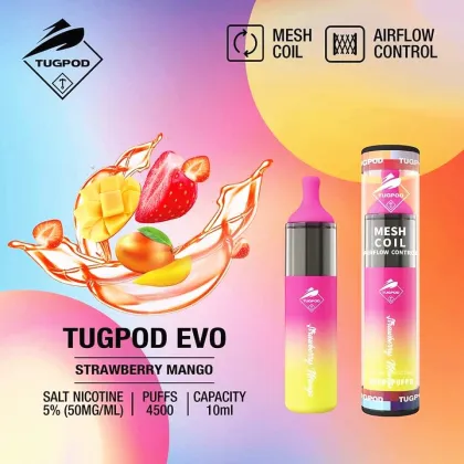 Tugboat EVO 4500 Puffs Disposable Vape Hawaiian Fruit