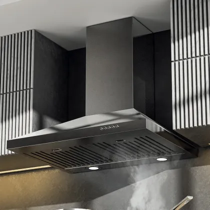 LED Light Appliances Range Hoods Kitchen Chimney Hood Exhaust