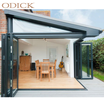 Folding Doors Double Glazed Interior Exterior Door Tempered