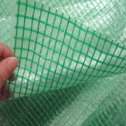 Greenhouse Outdoor Tarpaulin - Leno Tarp Reinforced Poly Sheeting 3x3 Weave