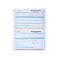 Printing of express waybill barcode invoicing invoice form