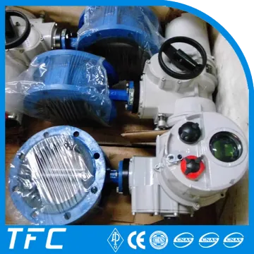 rubber lined motor electric motor operated butterfly valve