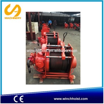 Pneumatic driven winches air winch 100kN