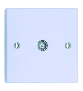 One Gang TV/Coaxial Socket Non-Isolated