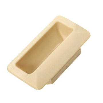 Maniglia da incasso in plastica beige