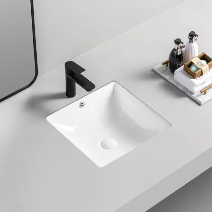 Hot Selling Factory Price Ceramic Undercounter Basin Bathroom Sink