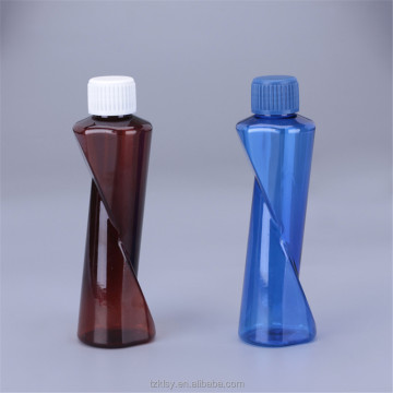 New Design 200ml PET Plastic Beverage Bottles for Liquid Container and Drinks