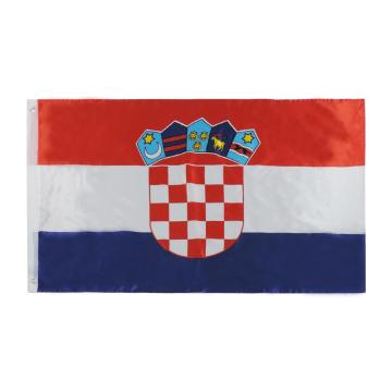 World flag Croatia National Day banner