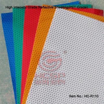 Reflective Sheeting for High Intensity grade, PET type