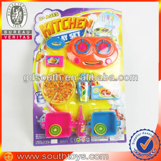 funny plastic kitchen play set toy