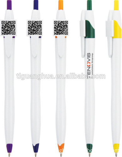Promotional Classic Ball Pen Qr Code Plastic Pens Bp-6102b, High ...