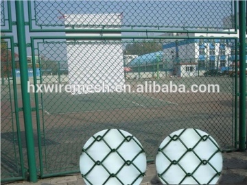 Chain link fence/sports netting / removable chain link fence