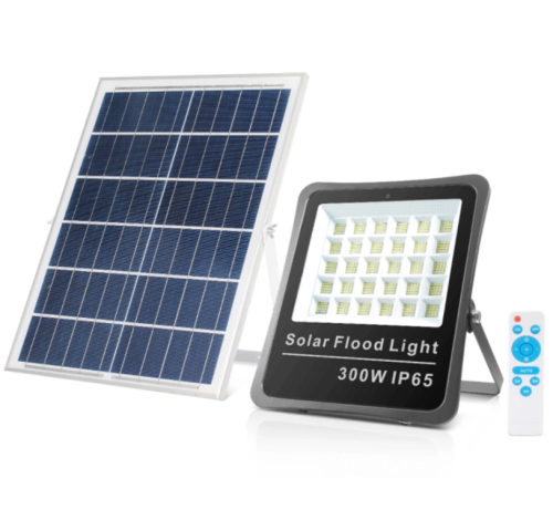 400W Solar Floodlight Controlled by Remote Control