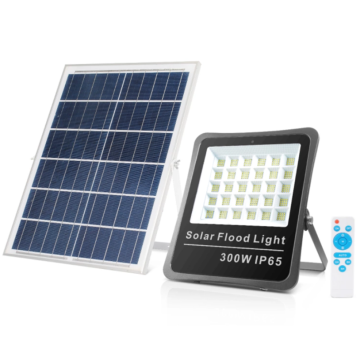 400W Solar Floodlight Controlled by Remote Control