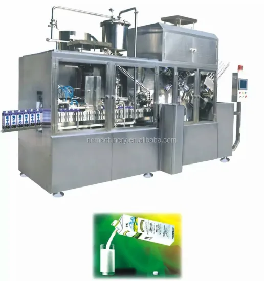 Full Automatic Milk Gable Top Packing Machine - 2000 Packs/hour