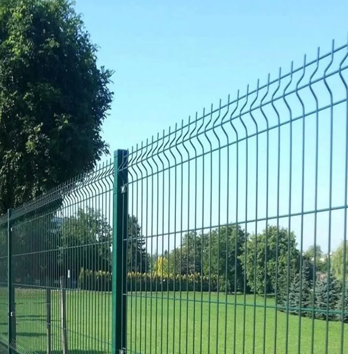 High Grade Green PVC Welded Mesh Fencing with V Bend