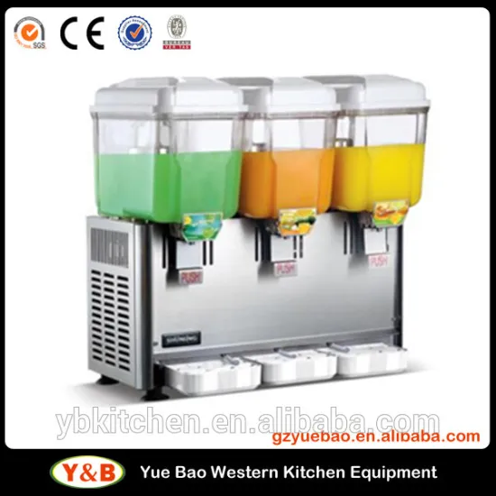 3 Tanks Industrial Electric Fruit Juice Dispenser For Sale