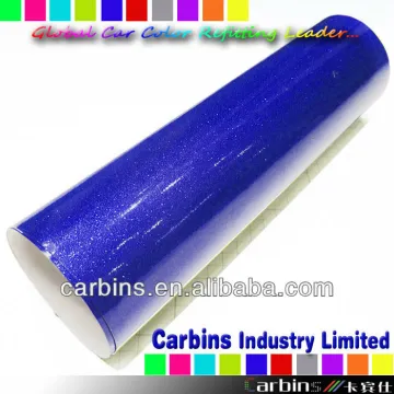 Glossy diamond car wrap film blue film Shiny effect!