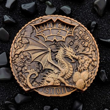 Dragon Dice Fidget Spinner - Holiday Gift for Stress Relief