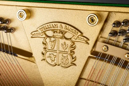 WILLIAMSAMES S3 Upright Piano Black Polished Home 123cm Acoustic Piano