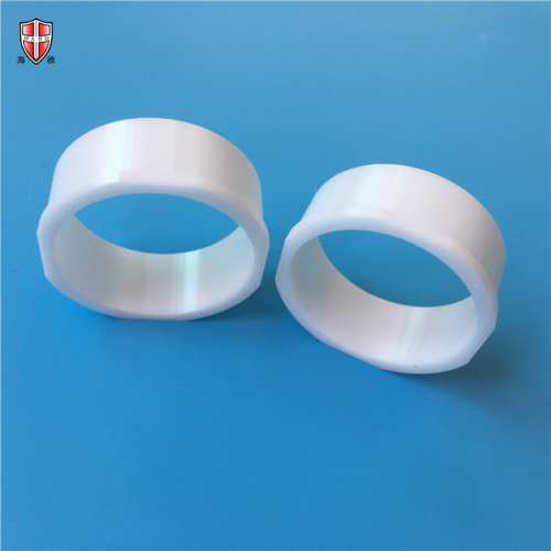 smooth polished ZrO2 zirconia ceramic sleeve customized