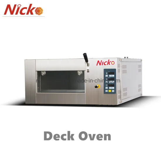 Commercial Bakery Biscuit, Cake, Pizza, Bread Machine Gas Baking Deck Oven