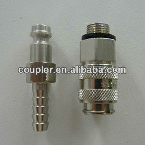 Professional fluid connector with check valve
