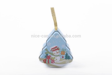 Tree shaped tin box gift tin box Christmas gift tin box